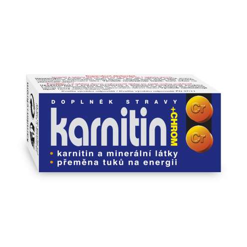 Karnitin + chrom, 50 tbl.
